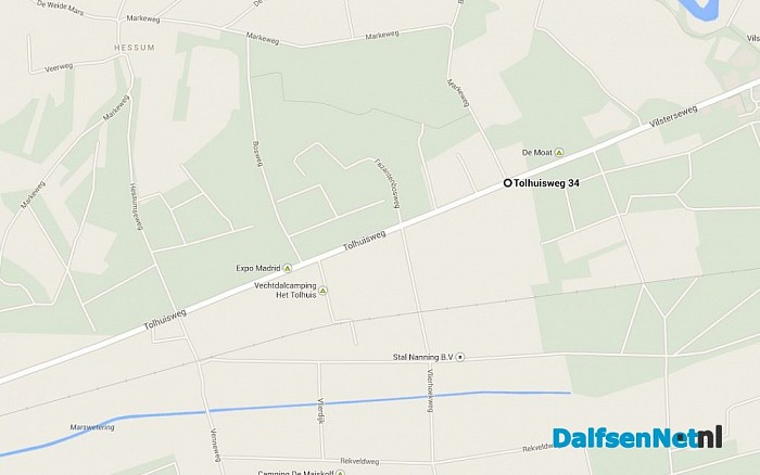 Auto slaat om op Tolhuisweg