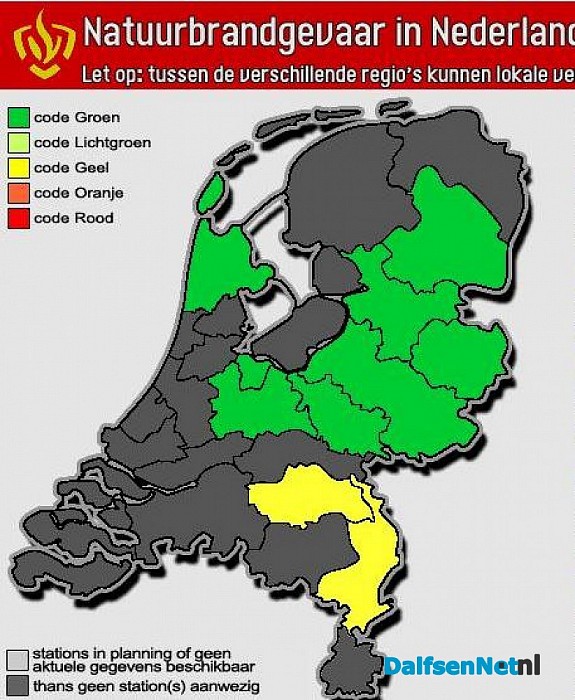 De natuur begint al wat te drogen