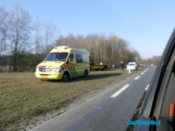 Motorrijder onderuit - Foto: Robert Bril