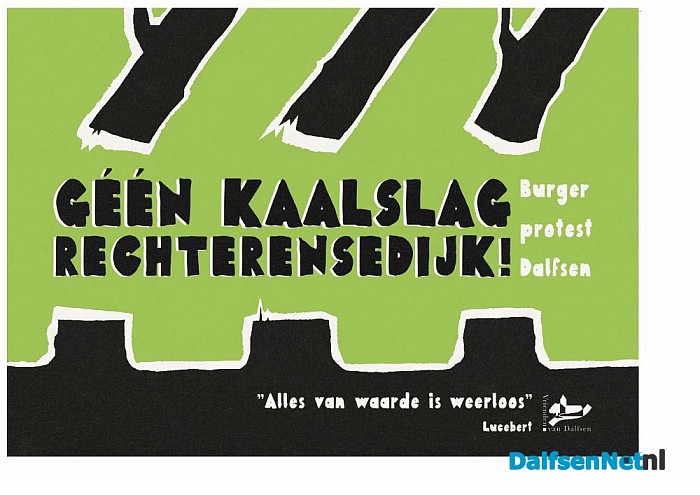 Protestmars Vrienden van Dalfsen