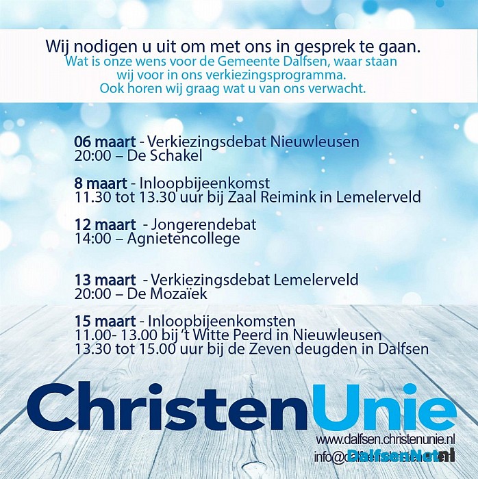 Politiek wordt plotseling actief