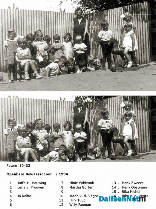 Namen gezocht groepsfoto - Foto: Historische Kring Dalfsen