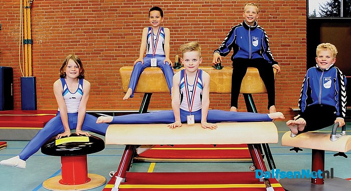 Heren turnselectie ASC Dalfsen is twee districtskampioenen rijker!