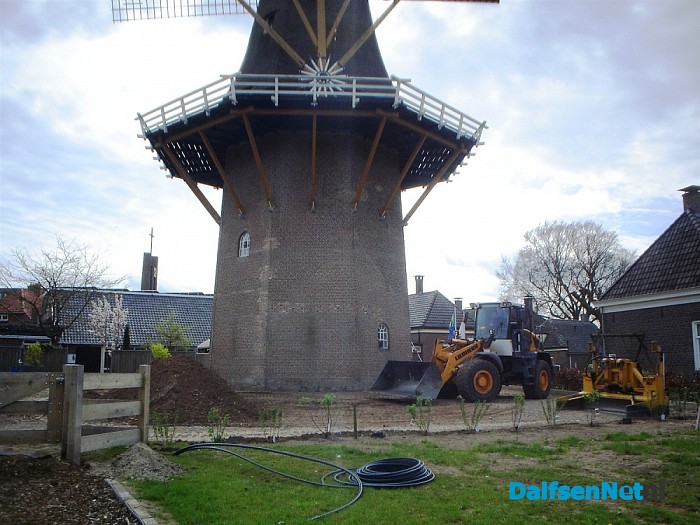 Het wordt steeds fraaier rond de Fakkert molen