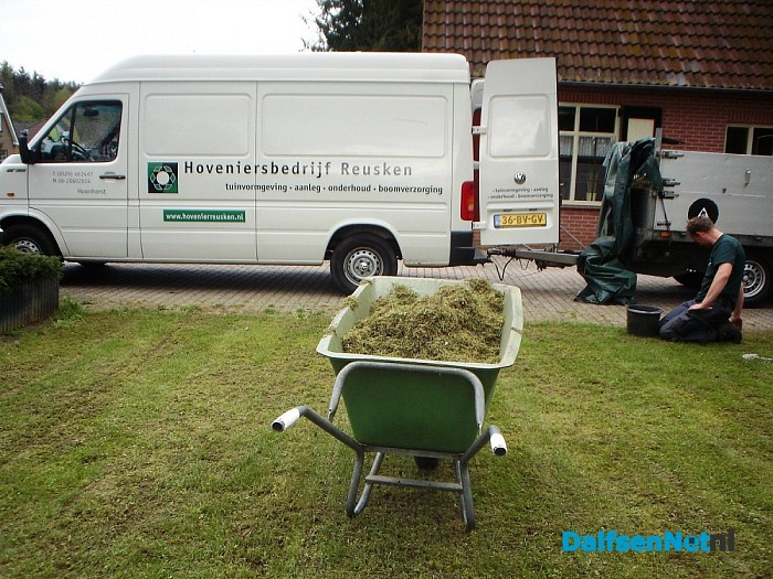 Hoogseizoen voor de hoveniers