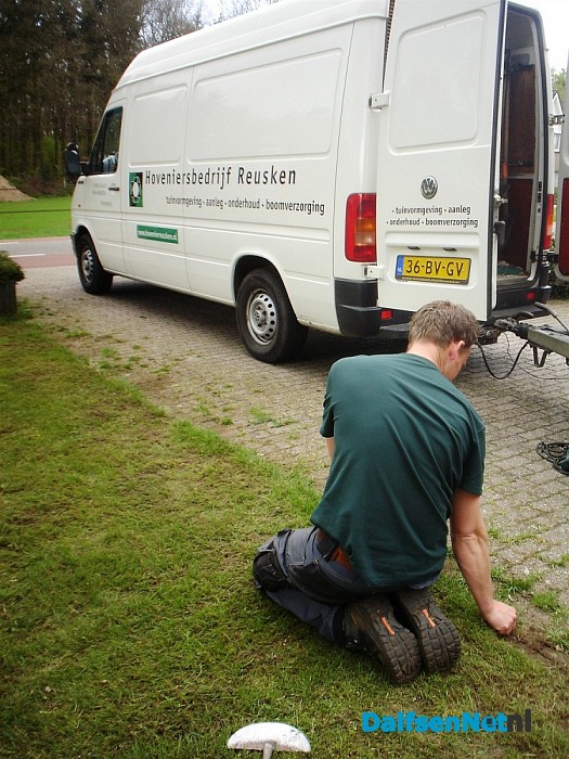 Hoogseizoen voor de hoveniers