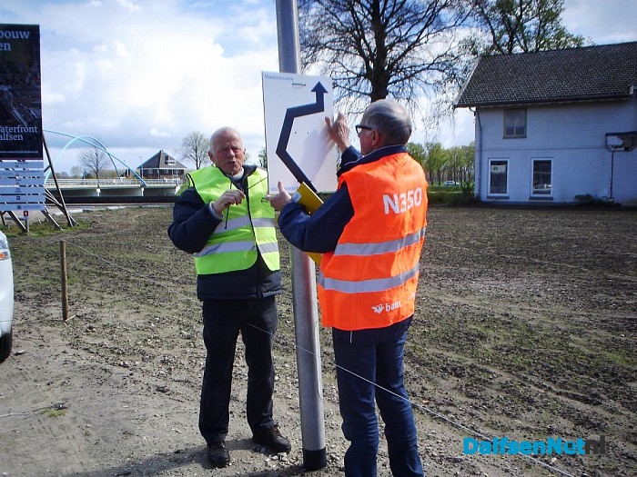 Uitzetten parcours verkeersexamen