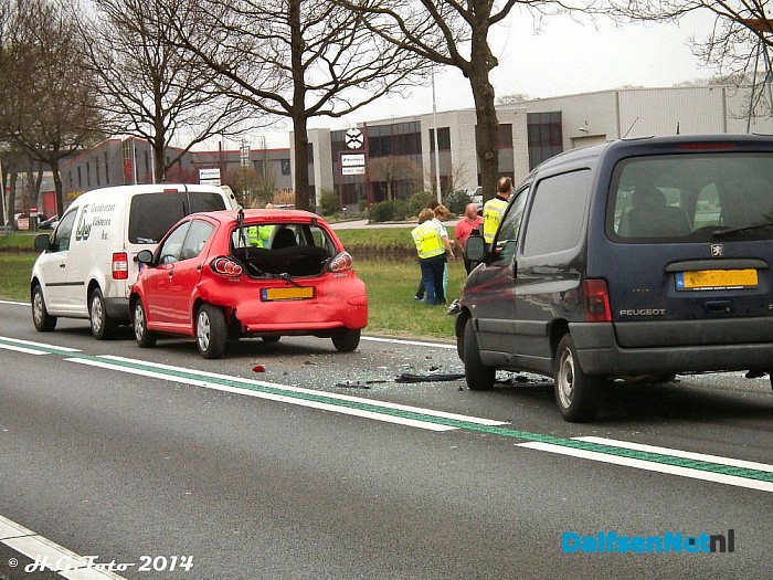 Aanrijding N377 Nieuwleusen - Foto: H.G. Foto