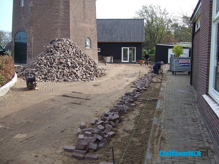 Volop bezig rond de Fakkertmolen