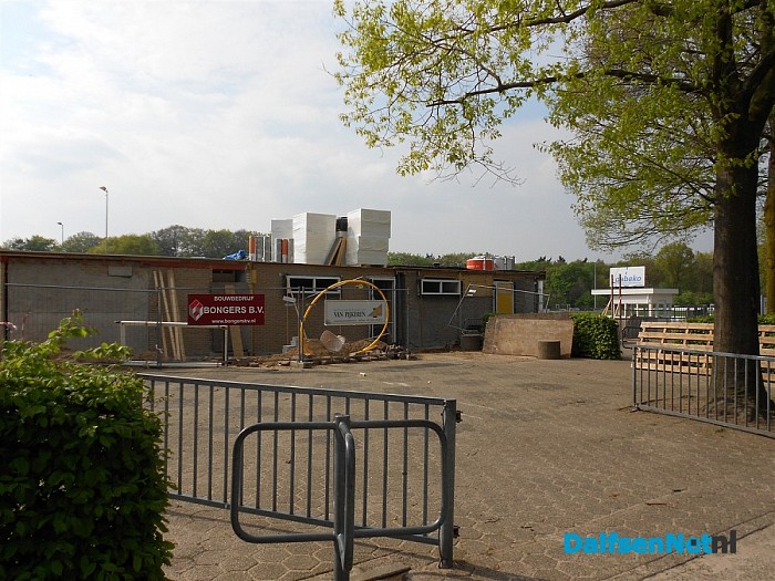 Voortgang bouw kleedkamers voetbal Dalfsen