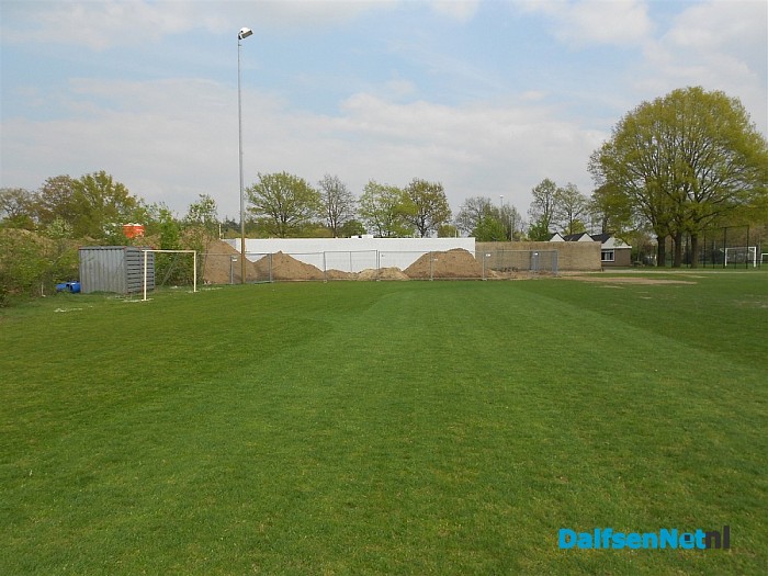 Voortgang bouw kleedkamers voetbal Dalfsen