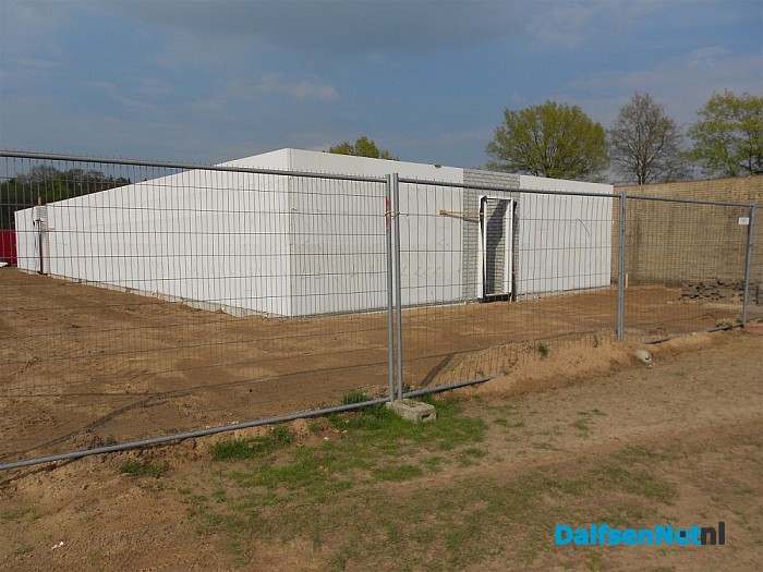 Voortgang bouw kleedkamers voetbal Dalfsen