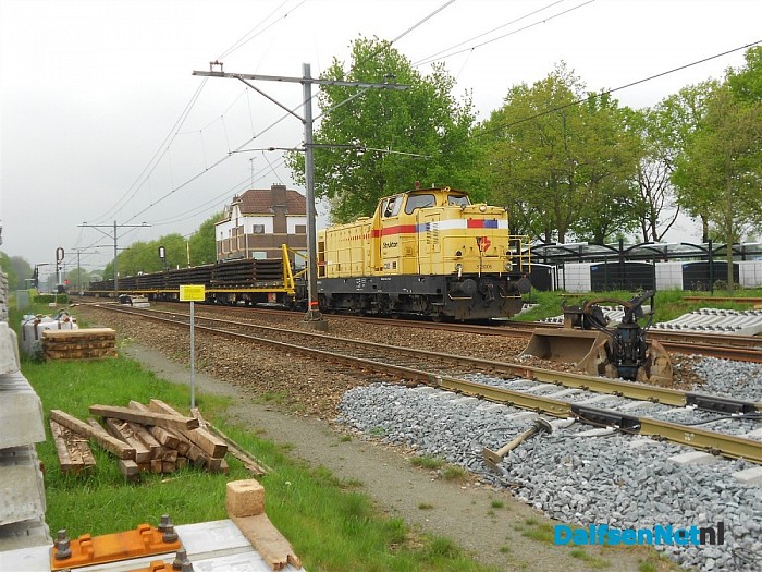 Werk aan het spoor