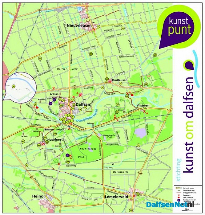 Kunst om Dalfsen ook bij Fietje