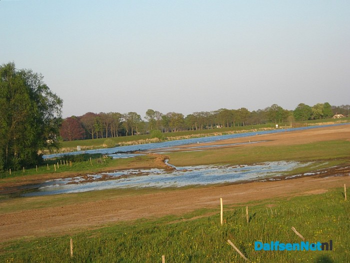 Nieuw landschap bij de stuw