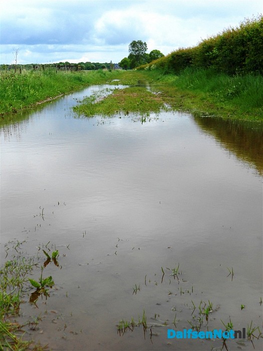 Er viel veel water vanmorgen