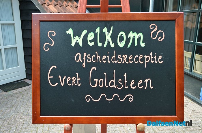 Afscheid wethouder Goldsteen met een koninklijk tintje - Foto: Johan Bokma