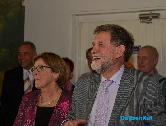 Afscheid wethouder Goldsteen met een koninklijk tintje - Foto: Johan Bokma