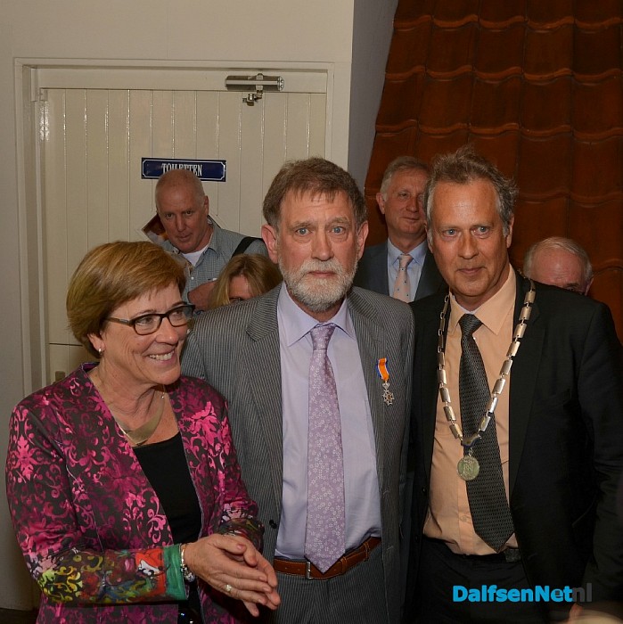 Afscheid wethouder Goldsteen met een koninklijk tintje - Foto: Johan Bokma