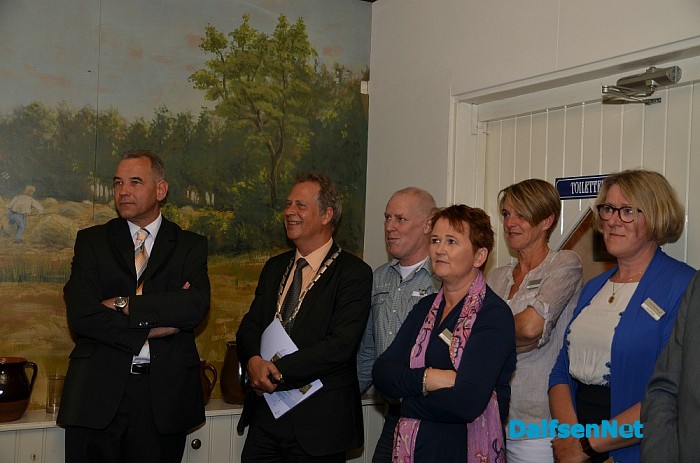 Afscheid wethouder Goldsteen met een koninklijk tintje - Foto: Johan Bokma