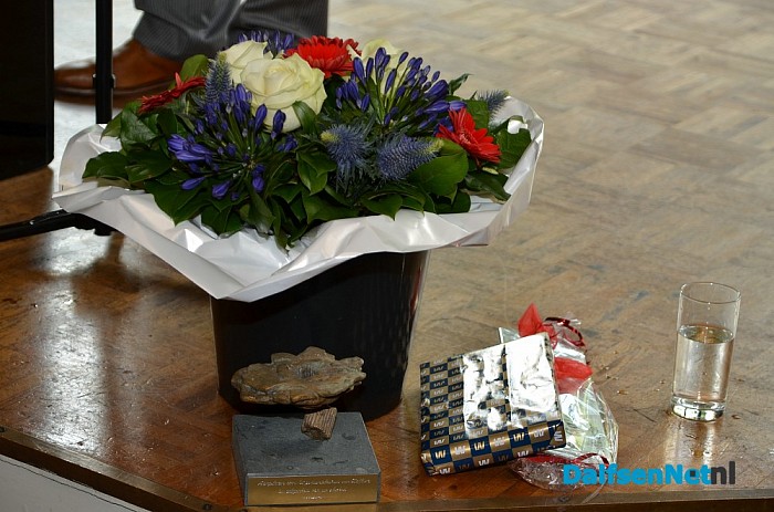Afscheid wethouder Goldsteen met een koninklijk tintje - Foto: Johan Bokma