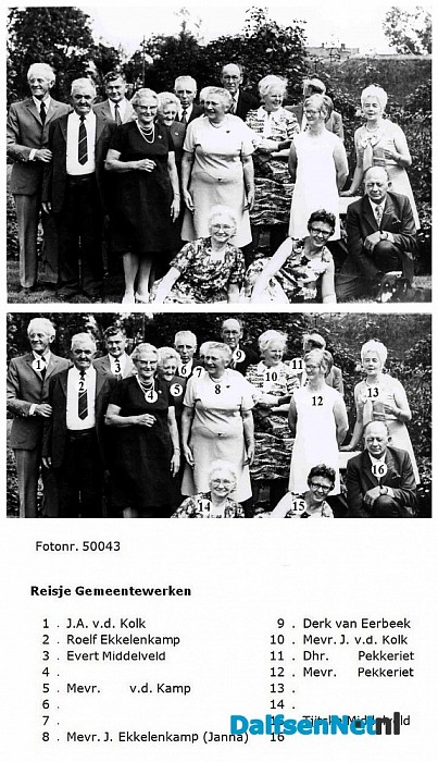 Namen gezocht groepsfoto - Foto: Historische Kring Dalfsen