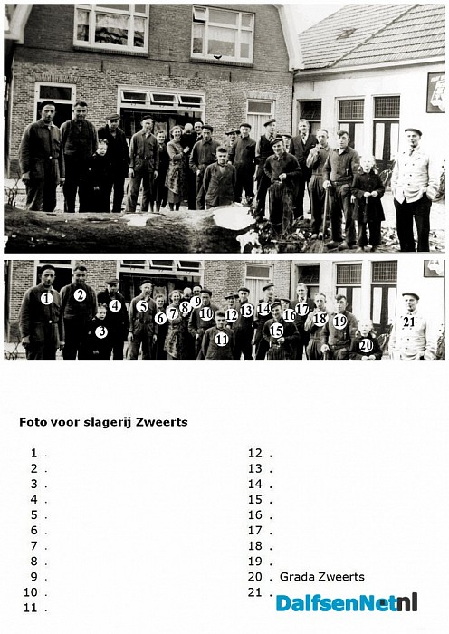 Namen gezocht groepsfoto - Foto: Historische Kring Dalfsen