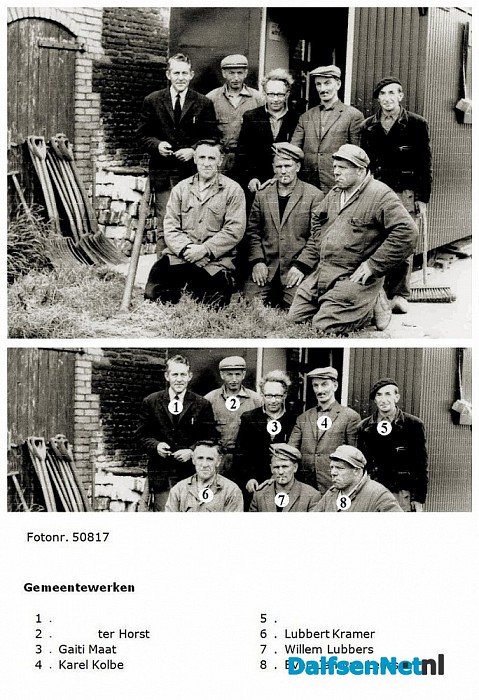 Namen gezocht groepsfoto - Foto: Historische Kring Dalfsen