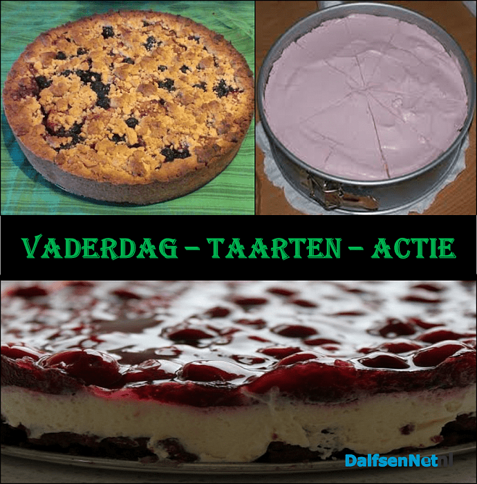 Dalfsenaar Nadja organiseert Taartenactie Vaderdag