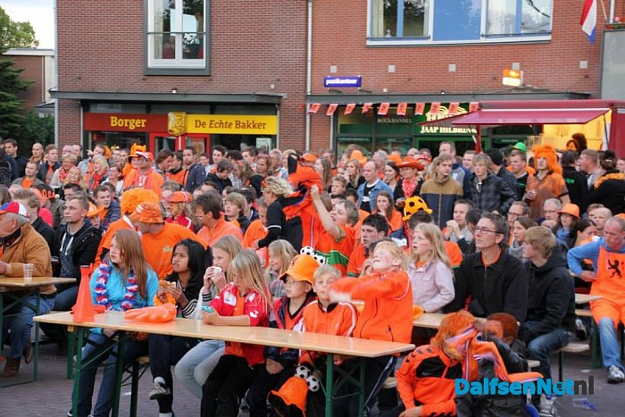 WK plein in Nieuwleusen