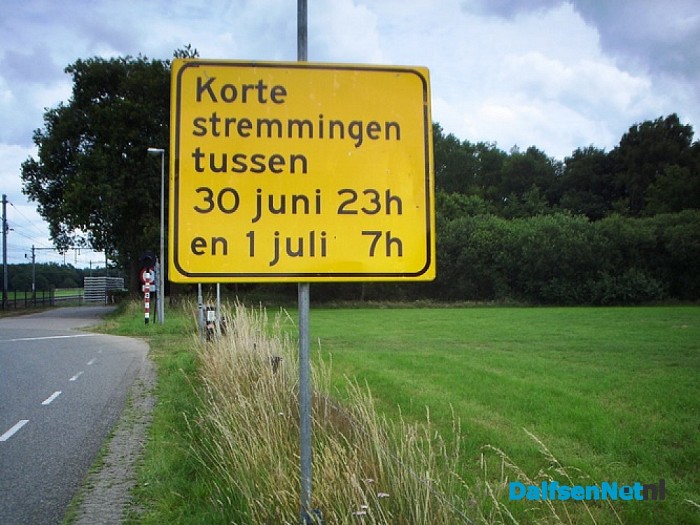 Afsluiting overwegen spoorvernieuwing