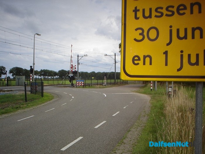 Afsluiting overwegen spoorvernieuwing