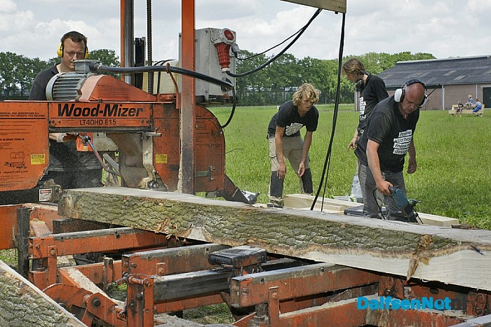 Boomtekenen aan de Meeleweg Nieuwleusen.