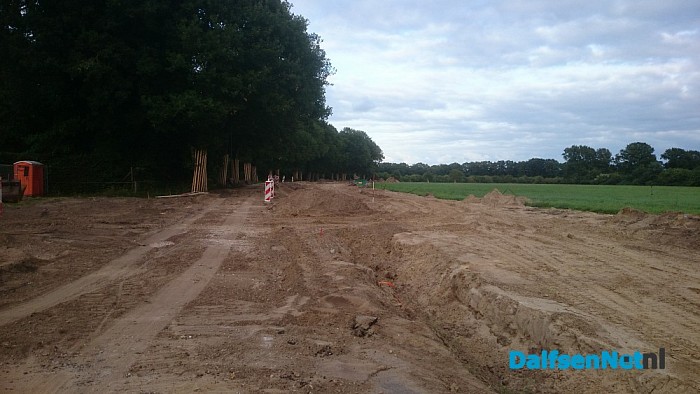 Kampmansweg momenteel niet begaanbaar - Foto: Robert Bril