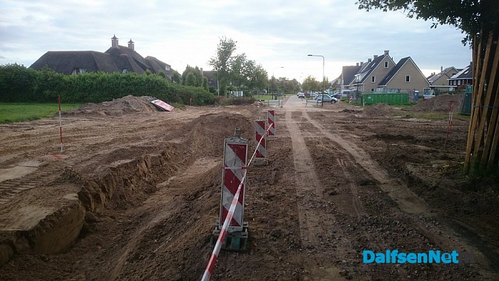 Kampmansweg momenteel niet begaanbaar - Foto: Robert Bril