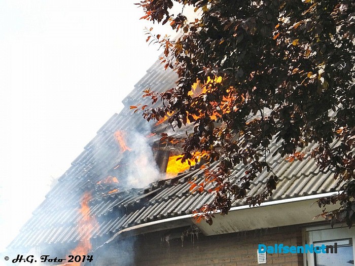 Grote Woningbrand in Dalfsen (Update) - Foto: H.G. Foto