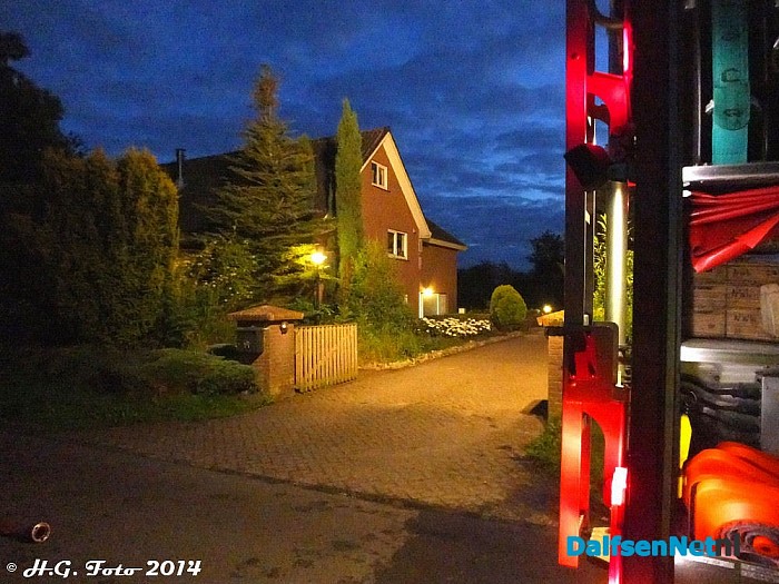Woningbrand B.H.Spijkersweg Nieuwleusen. - Foto: H.G. Foto