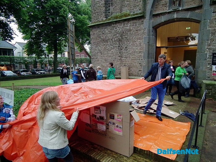 17 kinderen doen mee aan nacht zonder dak - Foto: Robert Bril