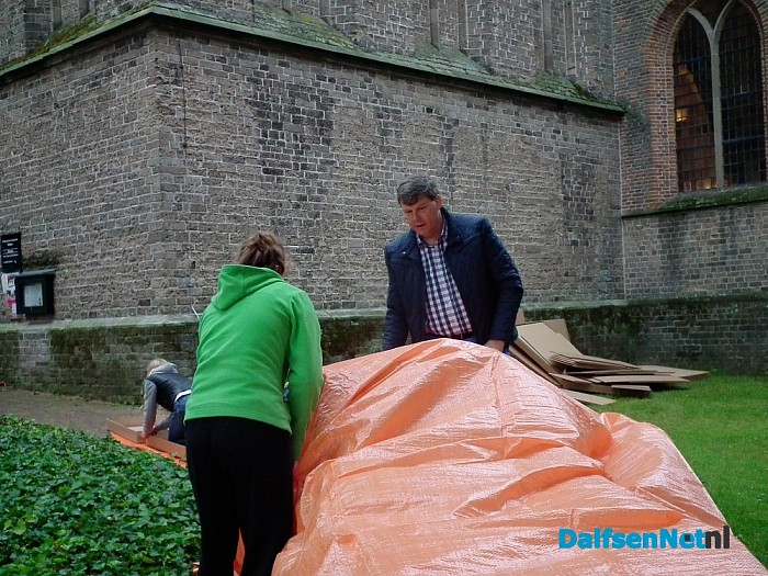17 kinderen doen mee aan nacht zonder dak - Foto: Robert Bril