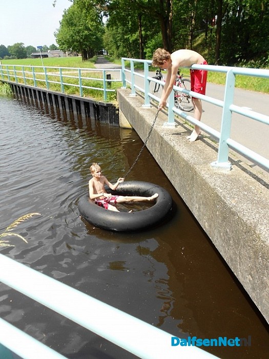 Lekker dobberen in het Overijssels kanaal