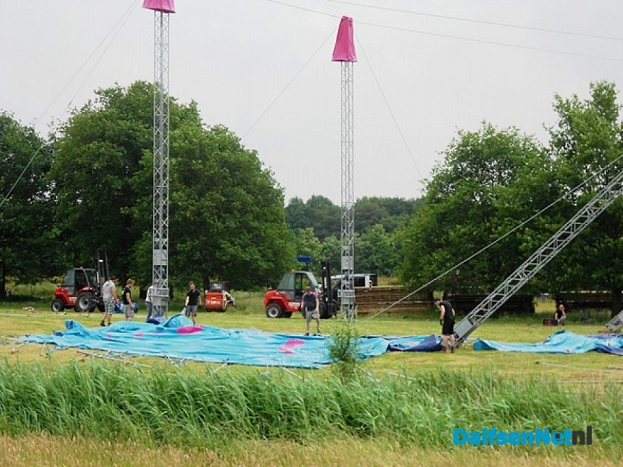 Opbouw Stone Rock begonnen