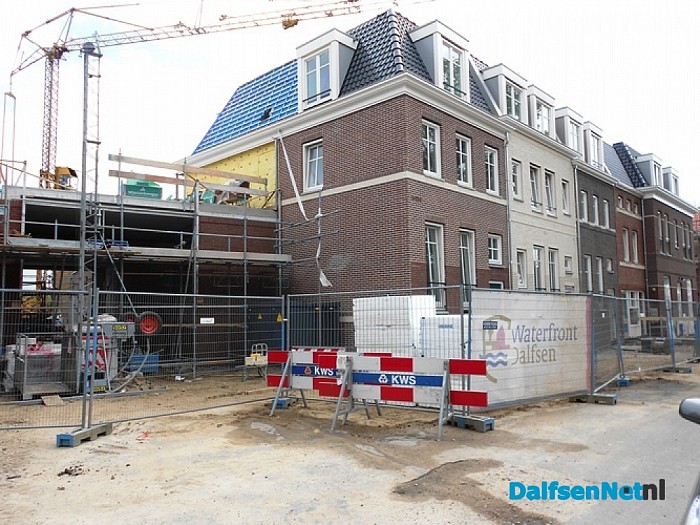 Voortgang bouw waterfront