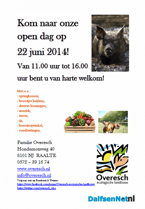 Open dag Overesch Ecologische Landbouw