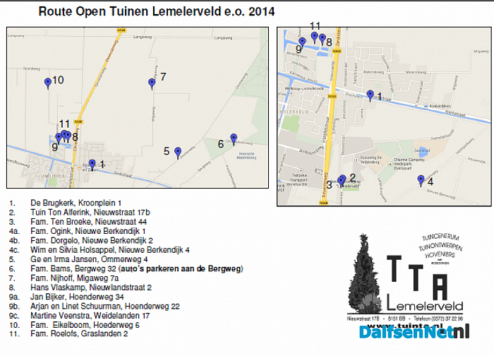Open Tuinweekend Lemelerveld