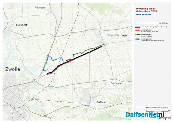 Onderhoud en verkeershinder N758