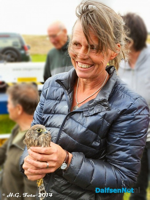 Vogels ringen Bij Boerhoes. - Foto: H.G. Foto