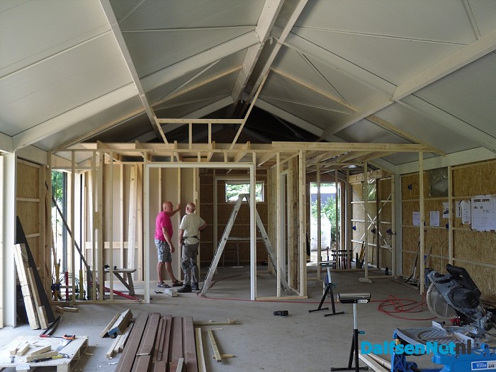 Voortgang bouw clubgebouw toerclub