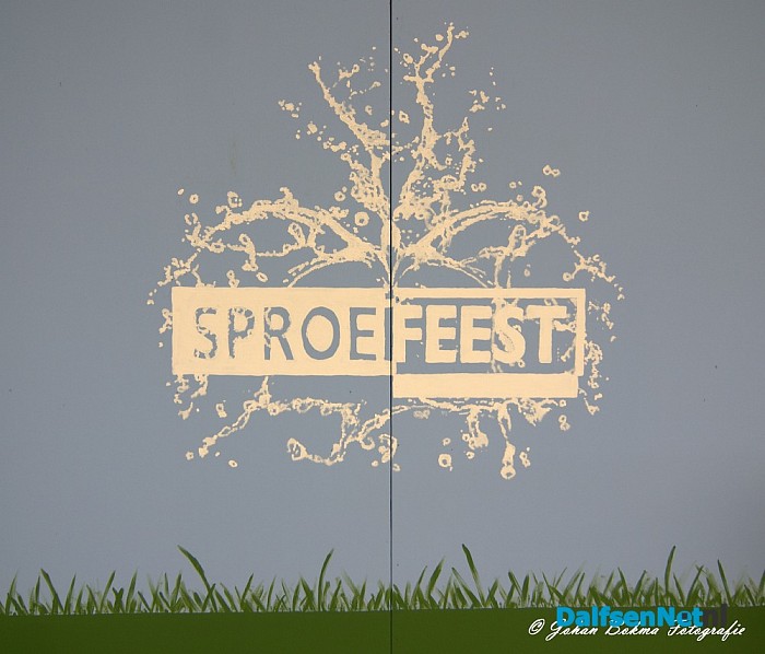 Sproeifeest is er weer klaar voor! - Foto: Johan Bokma