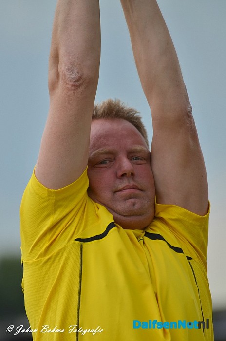 Teams strijden tegen elkaar bij Sproeifeest - Foto: Johan Bokma