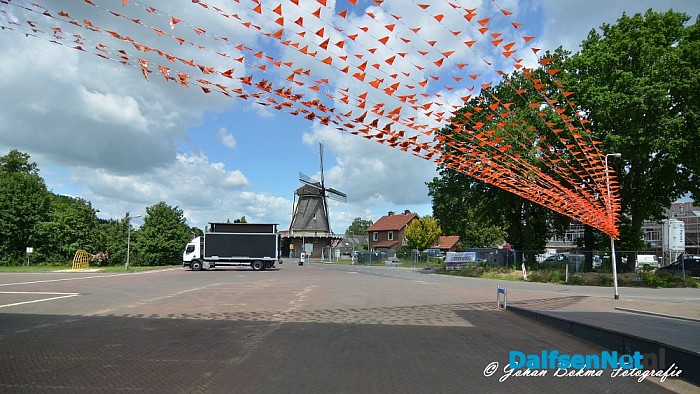 Vanavond de aftrap van het WK plein - Foto: Johan Bokma